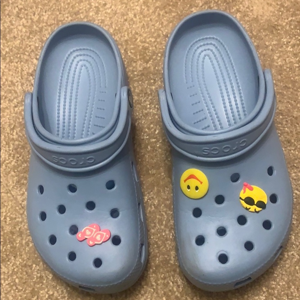 Blue crocs